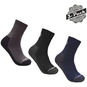 SENSOR PONOŽKY 3-PACK TREKING EVO čierna/sivá/modrá Veľkosť: 6/8 ponožky