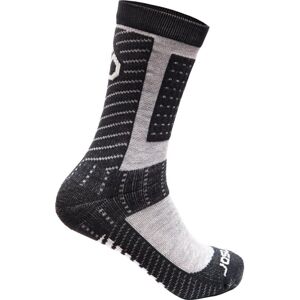 SENSOR PONOŽKY PRE MERINO CREW čierna/sivá Veľkosť: 6/8 ponožky