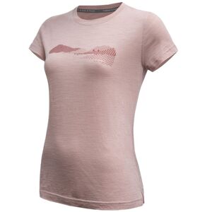 SENSOR MERINO AIR HILLS dámske tričko kr.rukáv dusty pink Veľkosť: XXL 8592837104027 tričko