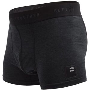 SENSOR MERINO CORDURA pánske trenírky čierna Veľkosť: XXL 8592837104171 trenírky