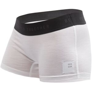SENSOR MERINO CORDURA dámske nohavičky s nohavičkou biela Veľkosť: XL nohavičky
