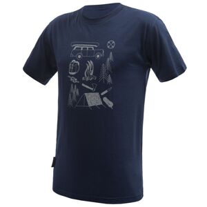 SENSOR MERINO ACTIVE OUTSIDE pánske tričko kr.rukáv deep blue Veľkosť: L 8592837104461 tričko