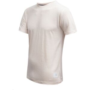 SENSOR MERINO LITE pánske tričko kr.rukáv mottled beige Veľkosť: L tričko