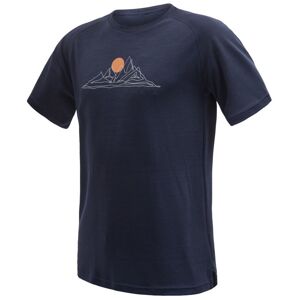 SENSOR MERINO BLEND MOON pánske tričko kr.rukáv deep blue Veľkosť: XL 8592837104867 tričko