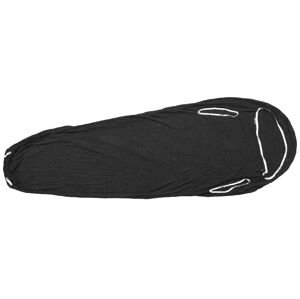 Warmpeace Vložka do spacáku merino 180 cm black Veľkosť: 180