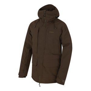 Husky Pánska hardshell bunda Nigalo M deep khaki Veľkosť: XL pánska bunda