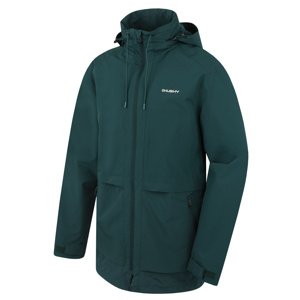 Husky Pánsky hardshell kabát Nevr M dk. green Veľkosť: L