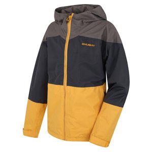 Husky Detská hardshell bunda Nicker K tm. sivá/zv. horčicová Veľkosť: 134 8592287080223