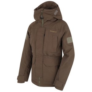 Husky Detská hardshell plnená bunda Nigalo K deep khaki Veľkosť: -152 detská bunda