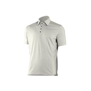 Lasting ELIOT 0101 biela vlnené merino polo košele Veľkosť: XL 8595067885407