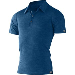 Lasting pánska merino polo košeľa ELIOT 5160 modrá Veľkosť: -M 8596445042009 pánske tričko