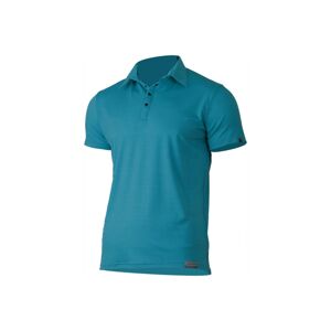 Lasting pánska merino polo košeľa ELIOT 5858 modrá Veľkosť: S 8595067895147