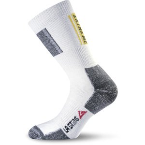 Lasting EXT 001 biele trekingové ponožky Veľkosť: (38-41) M ponožky