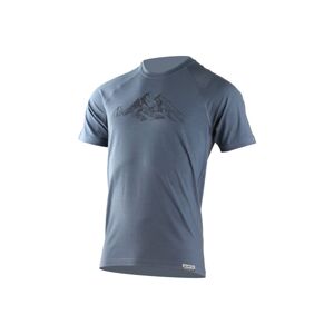 Lasting pánske merino tričko s tlačou HILL 5656 modré Veľkosť: -S 8596445018509