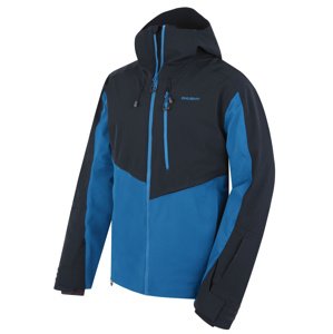 Husky Pánska lyžiarska bunda Mistral M black blue/blue Veľkosť: L pánska bunda
