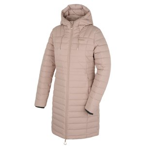 Husky Dámsky páperový kabát Daili L beige Veľkosť: XL - plus dámsky kabát