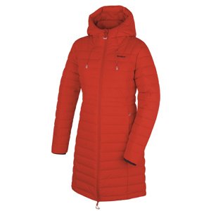 Husky Dámsky páperový kabát Daili L red Veľkosť: XL - plus dámsky kabát