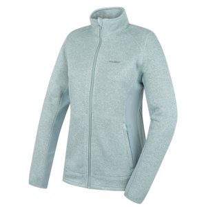 Husky Dámsky fleecový sveter na zips Alan L light mint Veľkosť: XL dámsky sveter