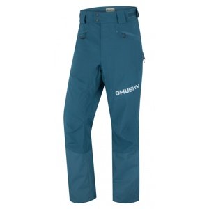 Husky Pánske lyžiarske nohavice Kippe M faded turquoise Veľkosť: XXL pánske nohavice