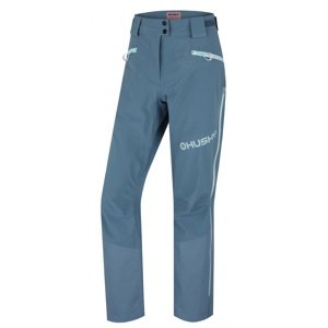 Husky Dámske lyžiarske nohavice Kippe L faded turquoise Veľkosť: XL dámske nohavice