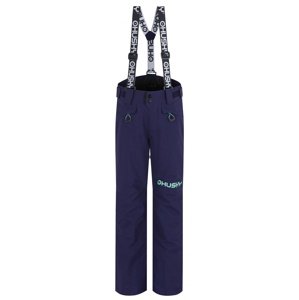 Husky Detské lyžiarske nohavice Gunis Kids dark blue Veľkosť: 122 detské nohavice