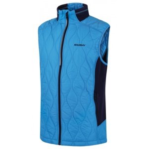 Husky Pánska plnená ultraľahká vesta Nimesie M blue Veľkosť: XXXL pánska vesta