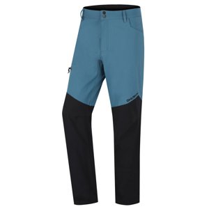 Husky Pánske softshellové nohavice Kavia M turquoise/black Veľkosť: XXXL pánske nohavice