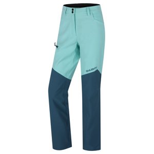 Husky Dámske softshellové nohavice Kavia L mint/turquoise Veľkosť: XXL dámske nohavice