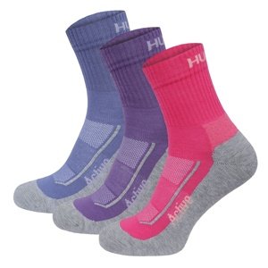 Husky Ponožky Active 3pack blue/pink/purple Veľkosť: L (41-44) ponožky