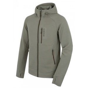 Husky Pánska mikina s kapucňou Anara M khaki Veľkosť: XL mikina