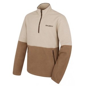 Husky Pánska fleecová mikina Addy M beige Veľkosť: L mikina