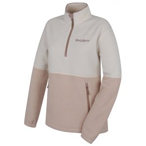Husky Dámska fleecová mikina Addy L beige Veľkosť: L mikina