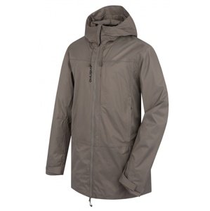 Husky Pánsky hardshell kabát Nestia M brown Veľkosť: L pánsky kabát