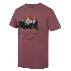 Husky Pánske bavlnené tričko Tee Moon M dark bordo Veľkosť: XXXL pánske tričko