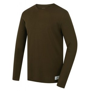 Husky Pánske bavlnené tričko Tee Loba M dark khaki Veľkosť: L pánske tričko