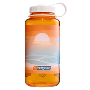 Nalgene Wide Mouth 1000 ml Clementine Landscape with Sunset Veľkosť: OneSize fľaša
