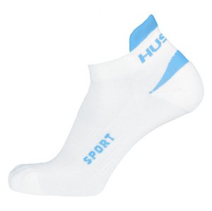 Husky Ponožky Sport biela / modrá Veľkosť: XL (45-48)