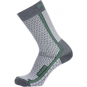 Husky Ponožky Treking sivá / zelená Veľkosť: M (36-40)