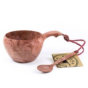 Kupilka Kuksa 210 ml + lyžička - Cranberry (RED) 6430014970329