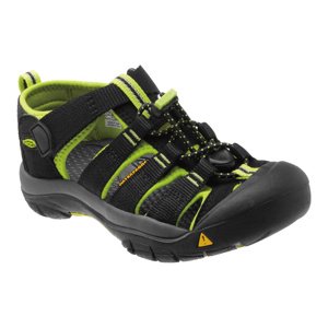 Keen NEWPORT H2 YOUTH black / lime green Veľkosť: 34 detské sandále