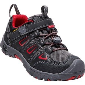 Keen Oakridge low WP K black / tango Veľkosť: 24 detské topánky