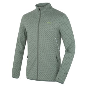 Husky Pánska mikina na zips Astel M zelená Veľkosť: XL