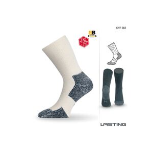 Lasting KNT 002 biela funkčné ponožky Veľkosť: (34-37) S- ponožky