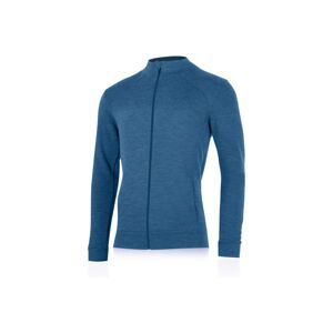 Lasting pánska merino mikina SARMIN modrá Veľkosť: XL 8596445046847 pánska mikina