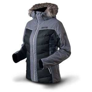 Trimm Cortina Black / Grey Melange Veľkosť: -XXL 8595225523851 dámska bunda
