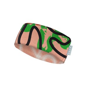 Unuo Unuo, Detská čelenka fleecová Elise, Marhuľová, Fantázia Veľkosť: M (49-52 cm)
