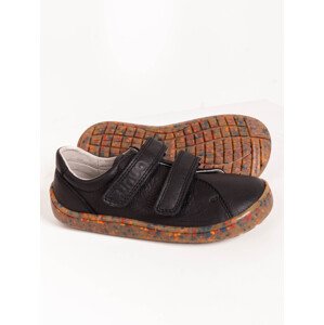 Unuo Unuo, Detské kožené barefoot topánky, Čierna Veľkosť: 31 8596227147908