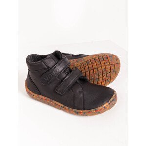Unuo Unuo, Detské členkové barefoot topánky, Čierna Veľkosť: 32 8596227148189