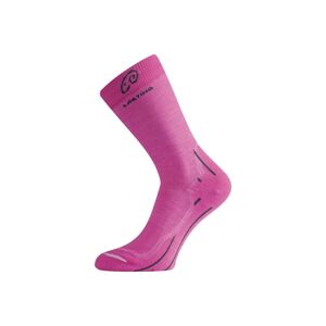 Lasting WHI 408 ružová merino ponožky Veľkosť: -(38-41) M 8595067899565 ponožky