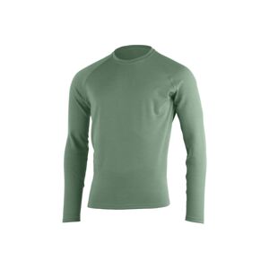 Lasting pánska merino mikina WITY 6666 zelená Veľkosť: XL